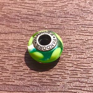 Authentic Pandora green bead